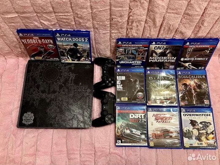 Sony playstation 4 pro 1tb с играми +200 игр