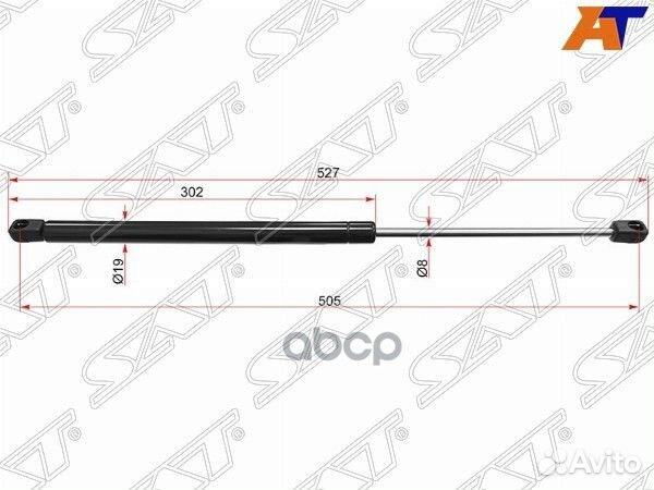 Амортизатор крышки багажника opel zafira B 05