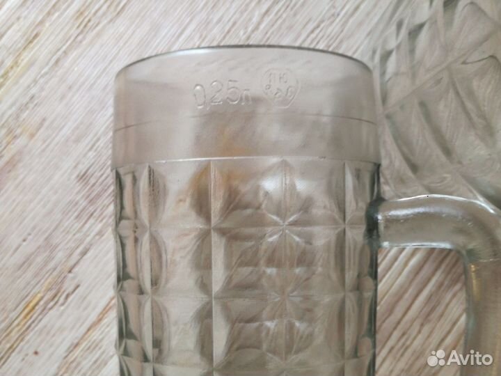 Кружка пивная 0.5л СССР и 0'25