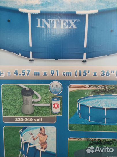 Каркасный бассейн бу