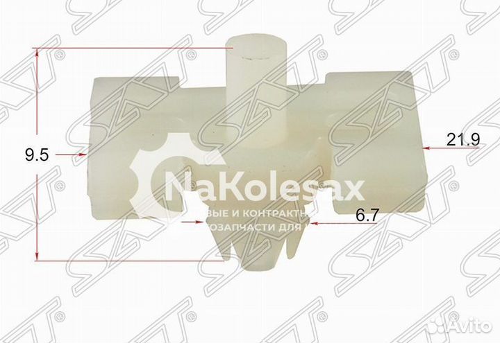 Клипса молдинга mercedes (1 шт.)