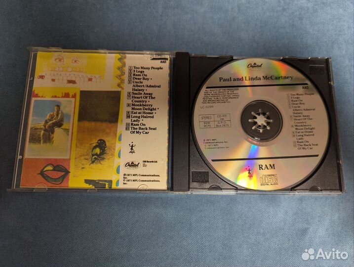 Cd диски Paul McCartney Ram