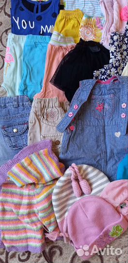 Вещи пакетом для девочки от 9 до 12 месяцев