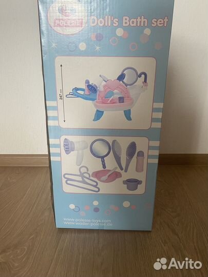 Новый Набор для купания кукол Полесье