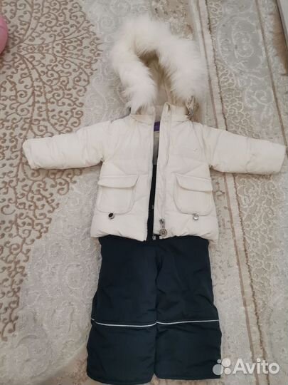 Зимний костюм для девочки 86 92
