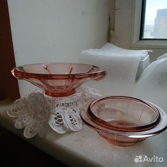 Вазы Пепельницы Цветное стекло Хрусталь СССР+