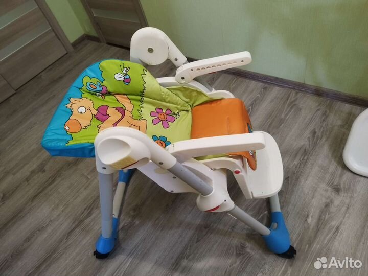 Стульчик для кормления chicco polly