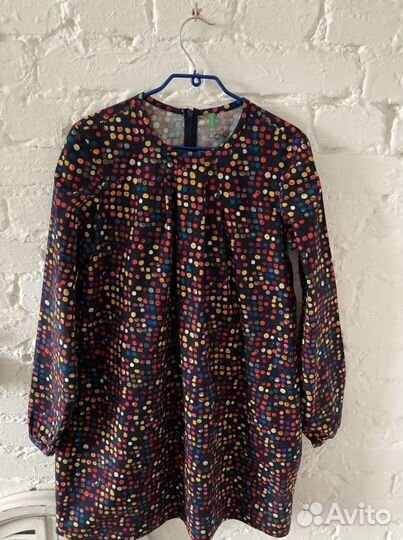 Образ для мамы и дочки платья Benetton