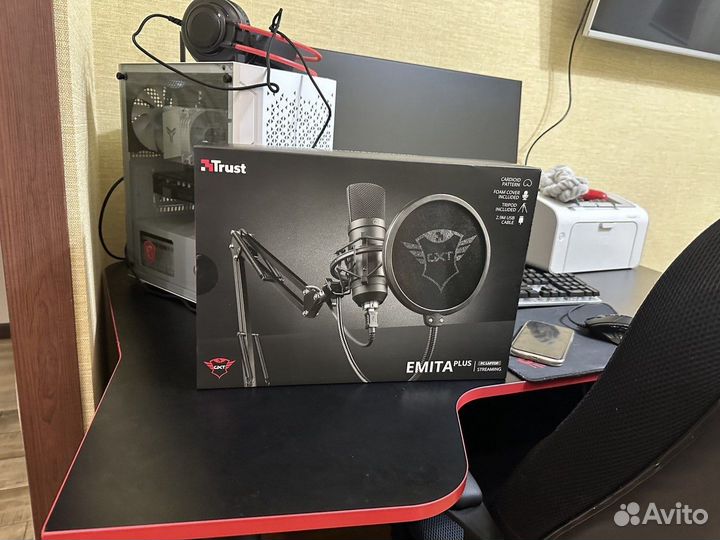 Игровой микрофон для пк Trust GXT 252+ Emita