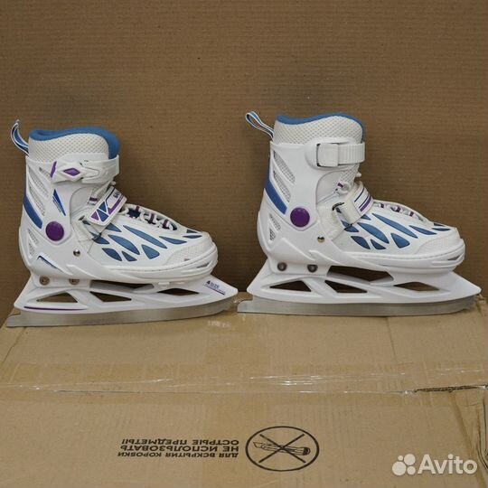 Коньки раздвижные TechTeam Wan2 Girl, р.35-38