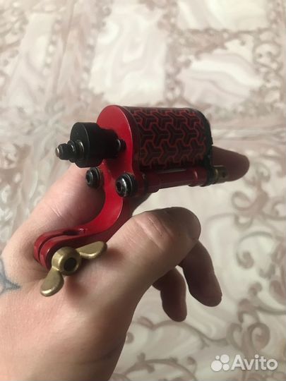 Роторная тату машинка WTE Direct 2 polygon red