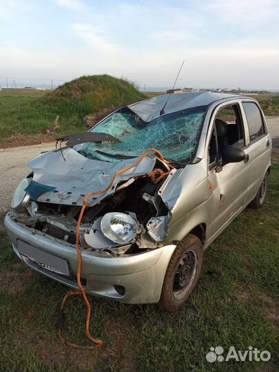 Daewoo Matiz 0.8 МТ, 2009, битый, 150 000 км