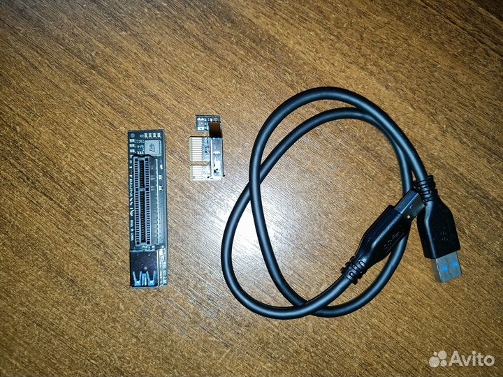 Райзер pci-e x4 USB3.0, новый