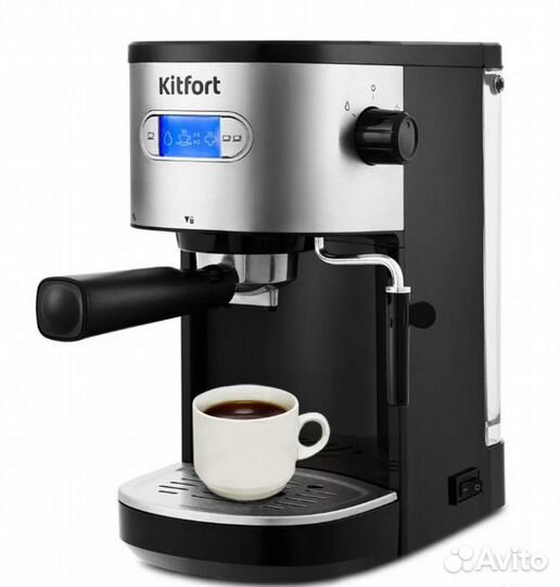 Кофеварка рожковая Kitfort KT-740, новая