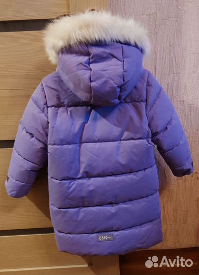 Зимняя куртка для девочки 110 новая