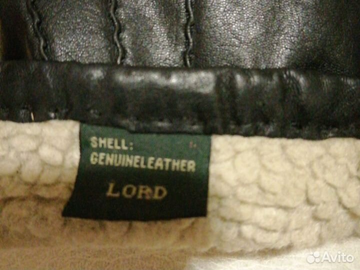 Мужские кожаные перчатки