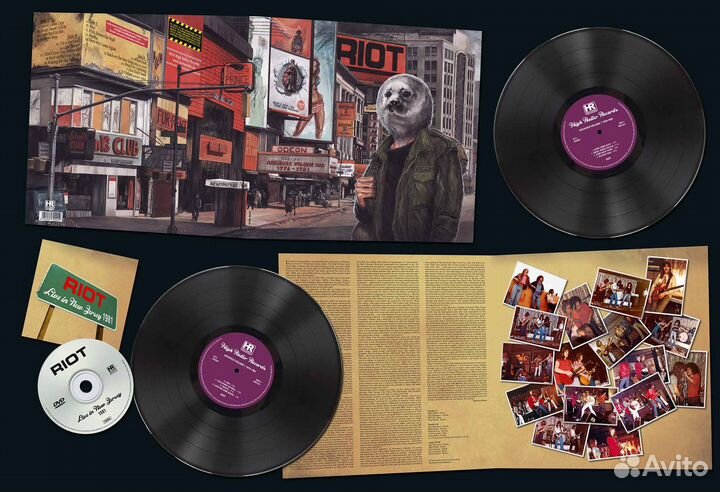 Riot - Archives 4 LP + 2 DVD Vol.1 & Vol.2