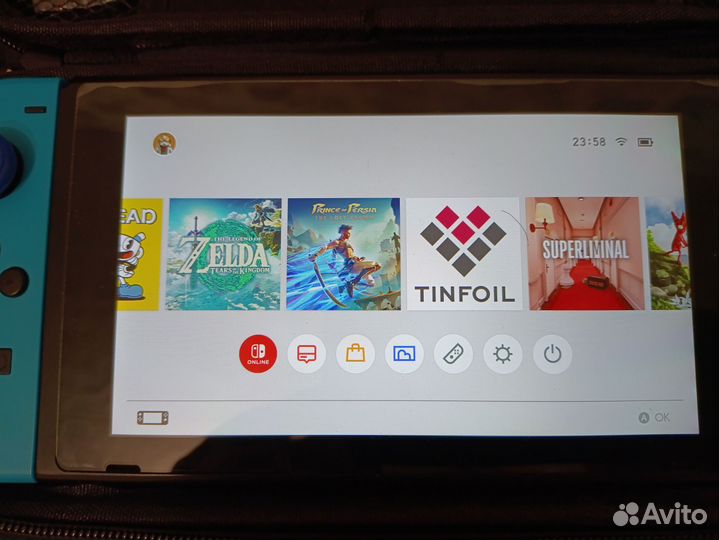 Nintendo switch v2 прошитая чипом