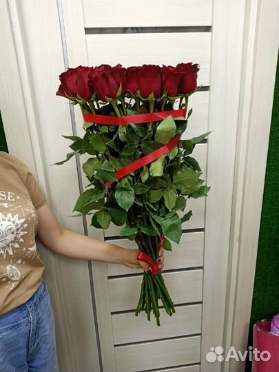Цветы розы букет