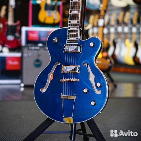 Epiphone Uptown Kat ES Sapphire Blue Metallic