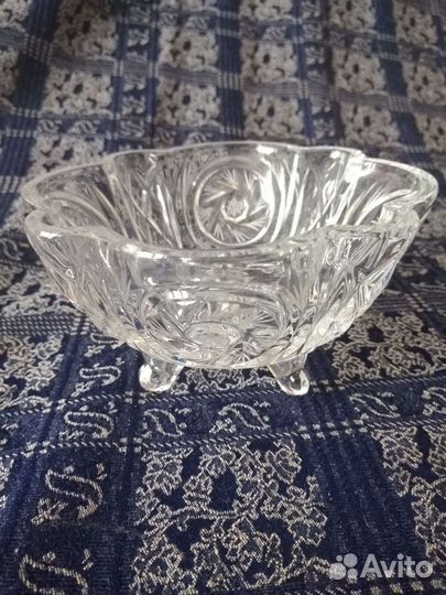 Конфетница на ножках Bohemia Crystal