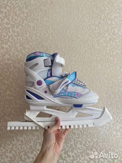 Коньки детские раздвижные 36-41