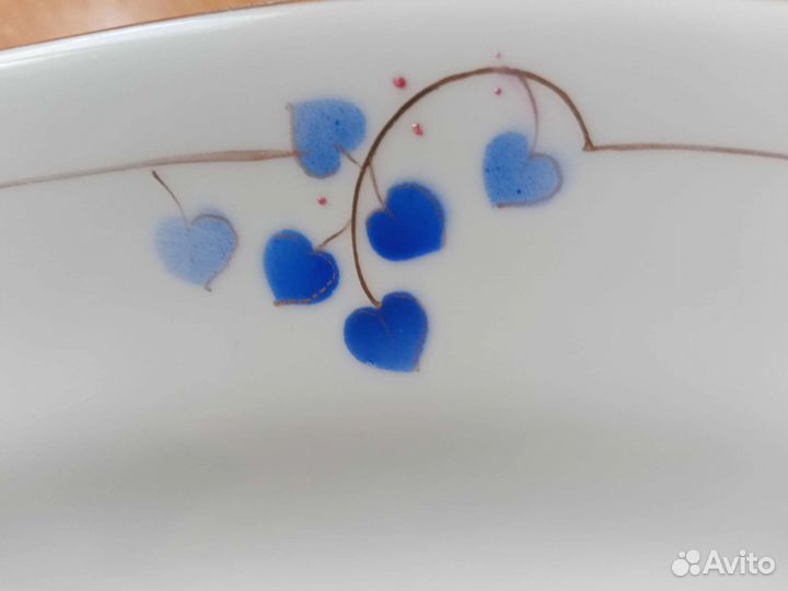 Блюдо большое овальное Дулево