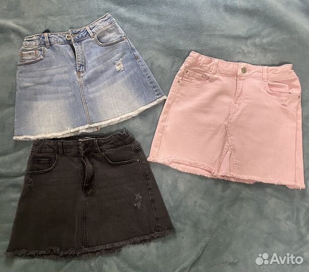 Юбки джинсовые zara