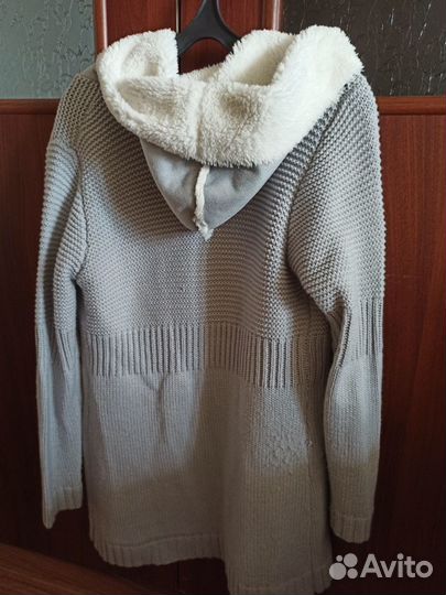 Кардиган женский на осень утепленный 44 размер