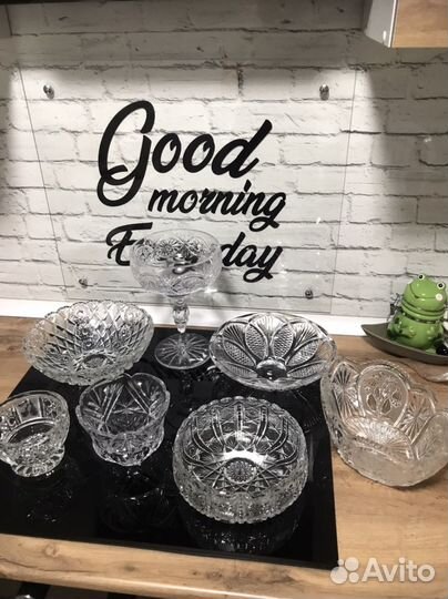 Ваза хрустальные СССР