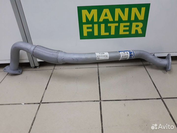 Труба приёмная Chevrolet Lanos катализатор снизу