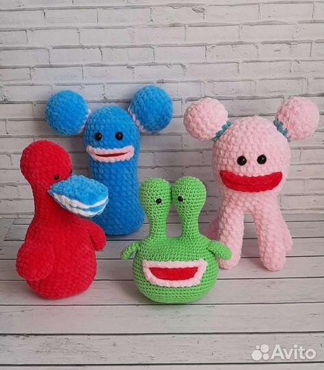 Морфики игрушки Бородо вязаные крючком