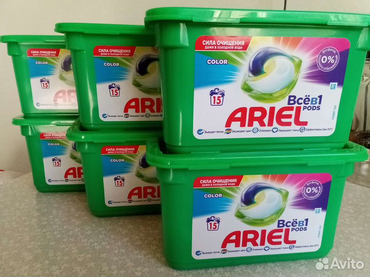 Стиральный порошок Ariel Color (капсулы Ариэль)