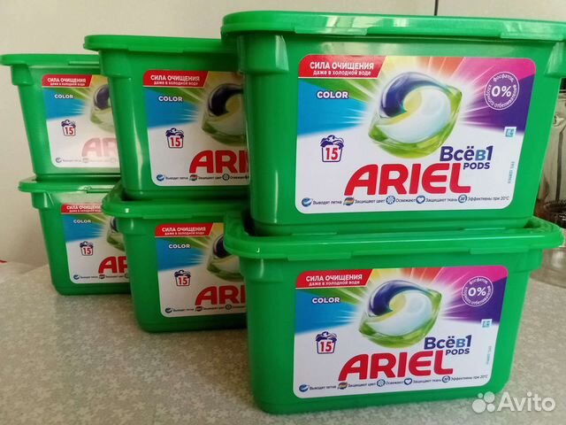 Стиральный порошок Ariel Color (капсулы Ариэль)