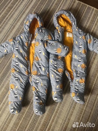 Комбинезон для двойни 80