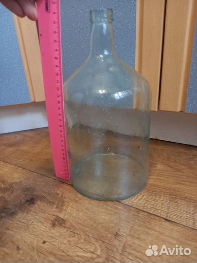 Бутыль СССР стеклянная самогон спирт вино старая