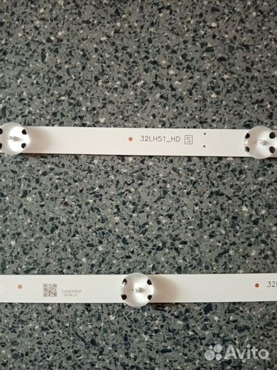 LED подсветка к тв LG 32LF510U 32LH570 2пл. 5Led