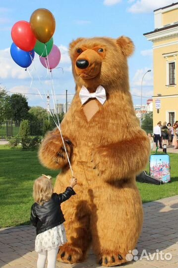 Аниматор. Белый мишка/ростовая кукла/ поздравления