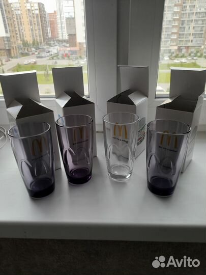 Стаканы Макдональдс Macdonalds юбилейные