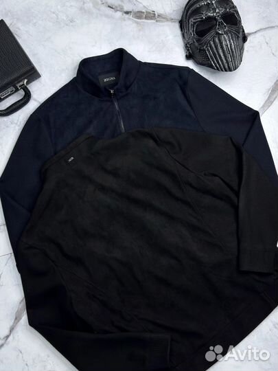 Куртка замшевая мужская zegna