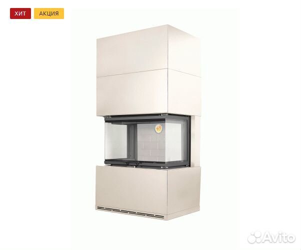 Камин родос 800 слоновая кость