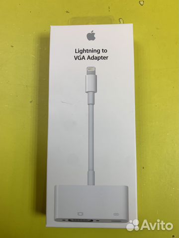 Apple Lighting to vga adapter оригинальный