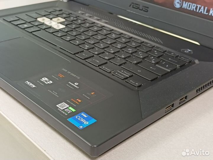 Игровой asus TUF 144Гц i5-11300H/3050Ti/NVMe 512GB