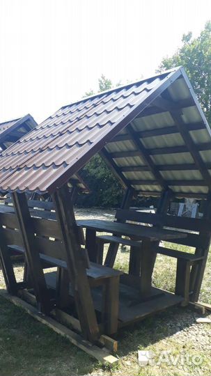 Беседка садовая из дерева