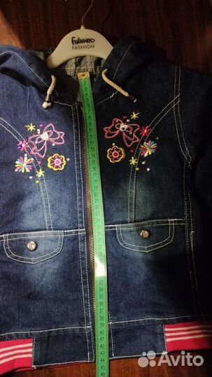 Джинсовая куртка для девочки