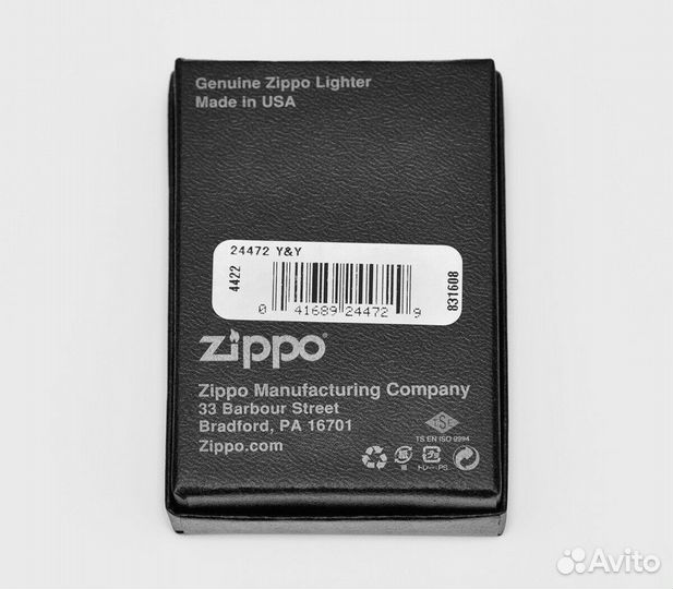 Зажигалка Zippo 24472 Y&Y Оригинал Новая