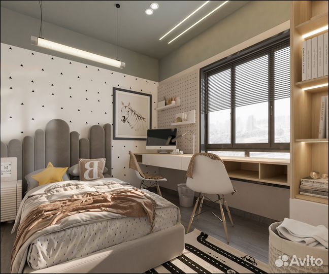 Мебель в детскую комнату для школьника