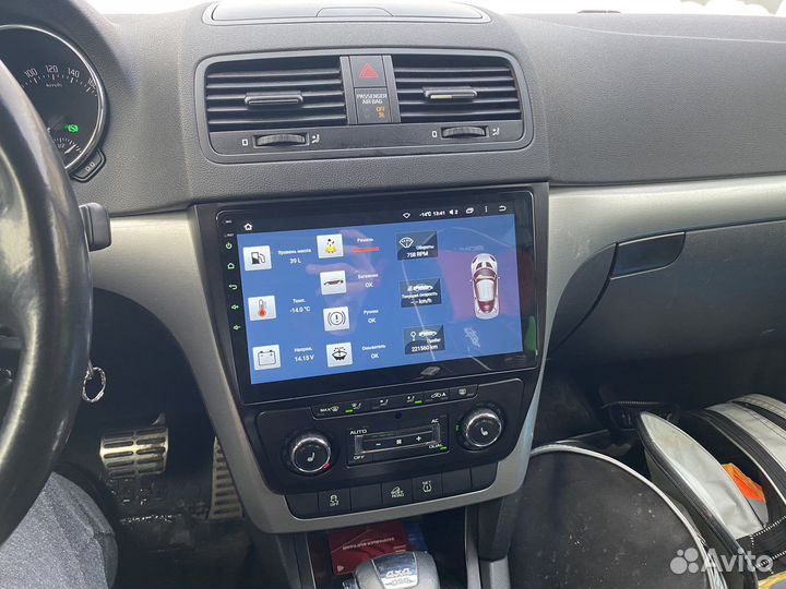 Магнитола Skoda Yetti Android GPS, есть Teyes
