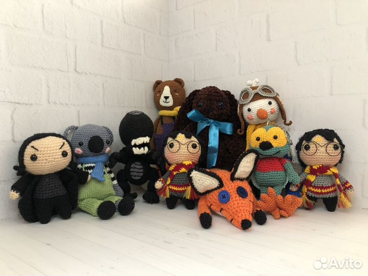 Мягкие игрушки амигуруми на заказ