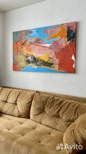 Большая картина абстракция в наличии